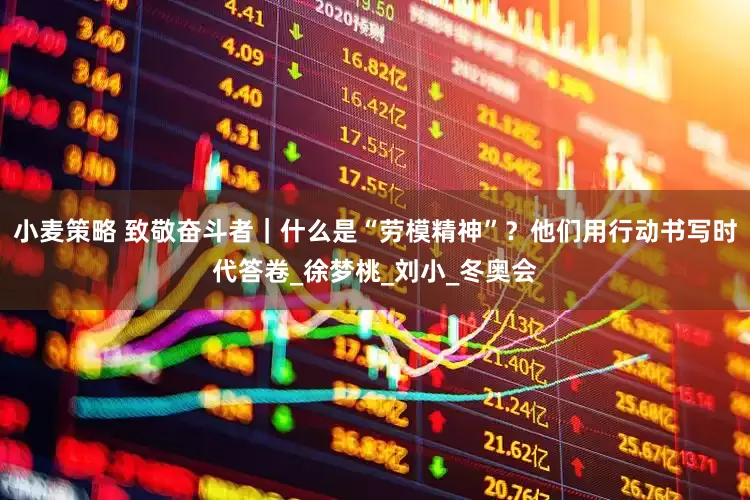 小麦策略 致敬奋斗者｜什么是“劳模精神”？他们用行动书写时代答卷_徐梦桃_刘小_冬奥会