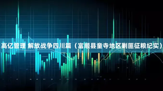 高亿管理 解放战争四川篇（富顺县童寺地区剿匪征粮纪实）